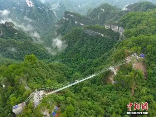 贵州第一座全透明玻璃桥正式开放,光看看就腿软了!