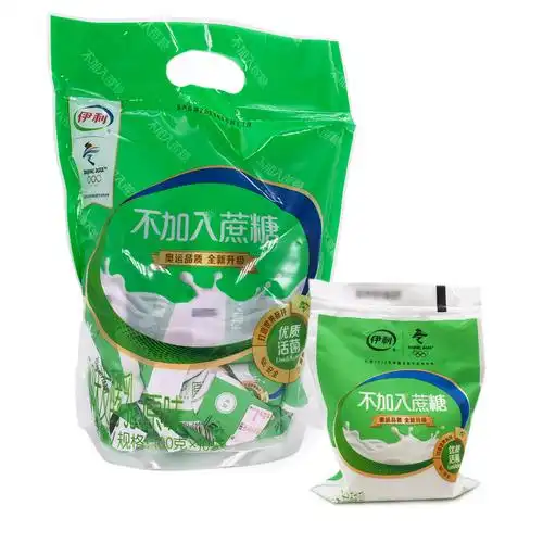 一折冰酸奶_伊利原味无蔗糖发酵酸奶不添加蔗糖【100g*20袋】泡沫箱加