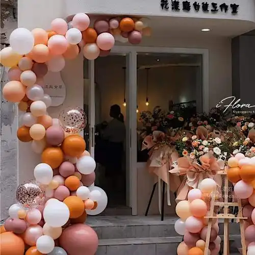 网红同款店铺开业气球用品节庆装饰装饰布布置气球