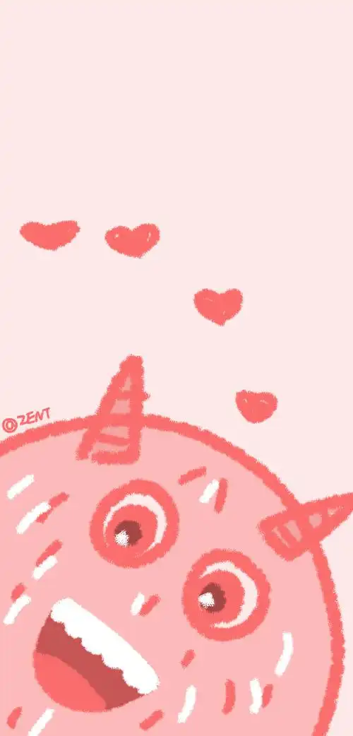 小怪兽系列壁纸锁屏壁纸套图情侣壁纸罪恶女兔zent