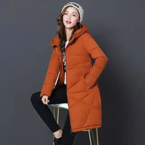 冬装女装棉服女中长款棉袄女2017新款韩版宽松冬季外套女棉衣加厚