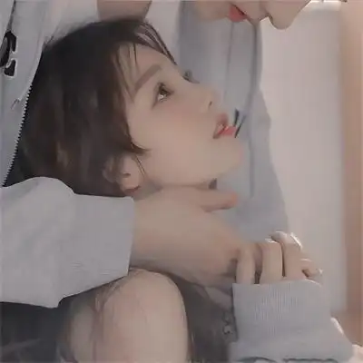 超甜情侣头像温柔真人情侣头像真人配对恩爱