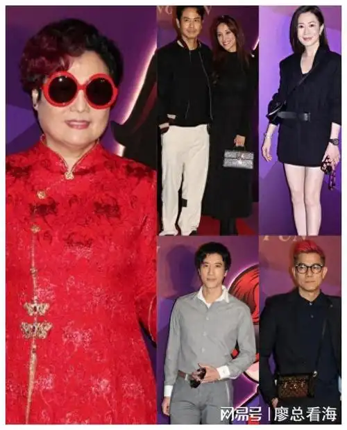 港娱三大女富婆同场吕良伟前妻邝美云闪耀全场现任老婆不输阵