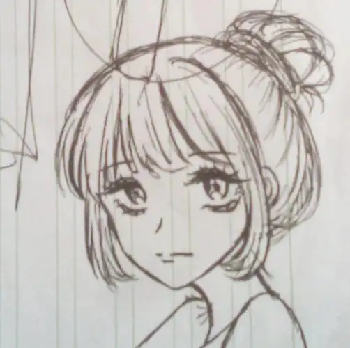 我身边画画挺牛逼的一个人画的