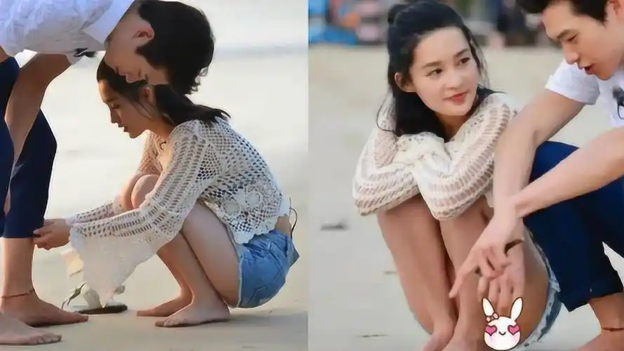 李沁海边穿短裤半蹲差点出现尴尬一幕还好节目组眼疾手快