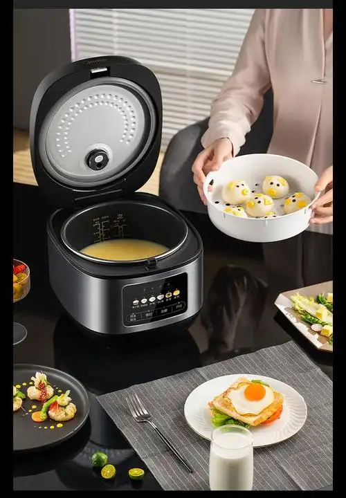 美的(midea) 电饭煲家用电饭锅5升4l智能预约定时球釜多功能柴火饭大