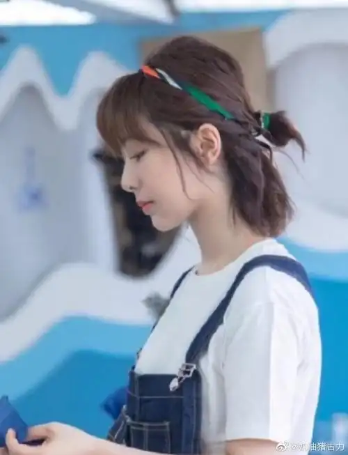 9599 青春又减龄&少女感十足的发型90 杨紫的短发编发真的越看