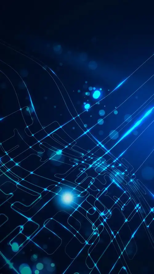 线条蓝色渐变h5背景