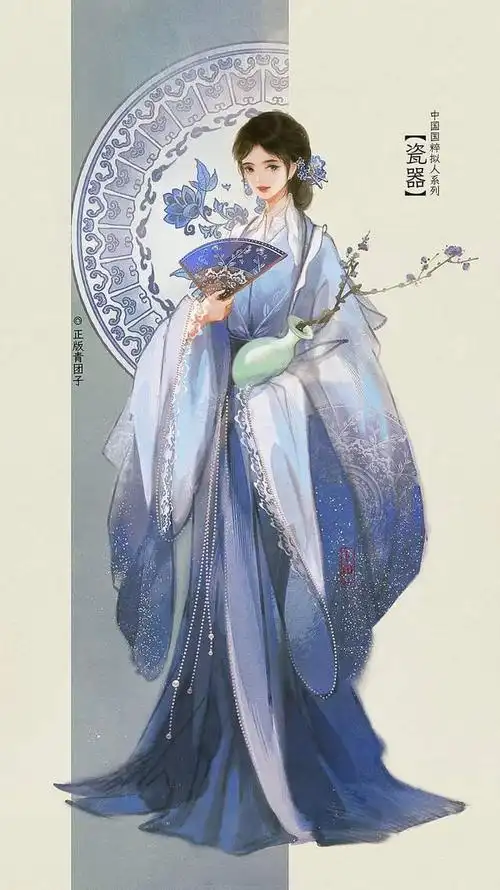 超美超仙的古风中国风壁纸,国粹艺术插画