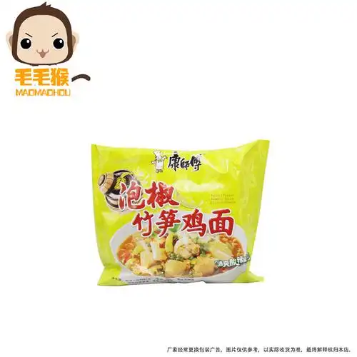 康师傅经典泡椒竹笋笋鸡袋装方便面即食加餐整箱冲泡方便面