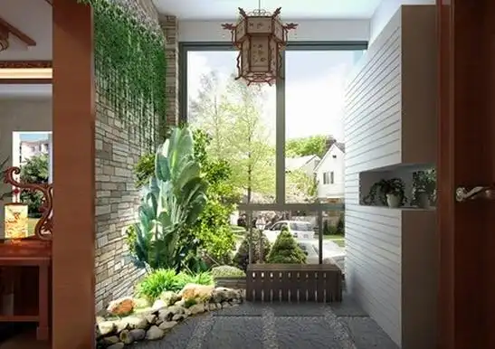 高层入户花园装修效果图欣赏