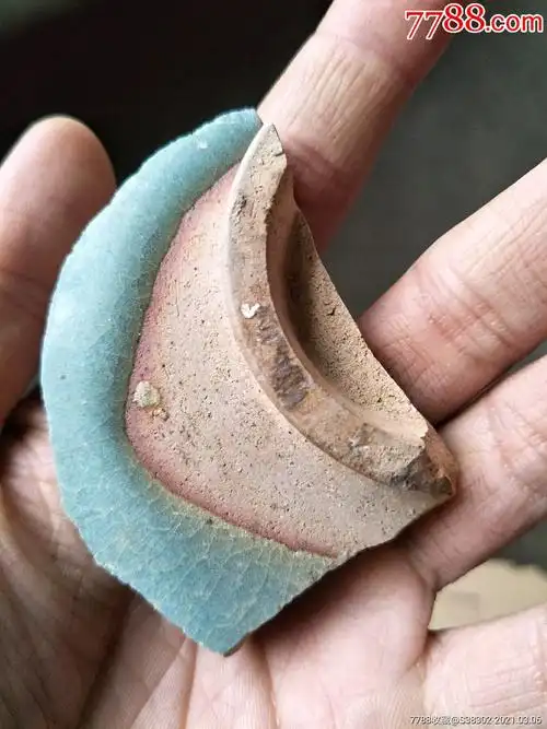 宋元钧窑瓷片京杭大运河出品临清运河古玩店万枚瓷片标本馆