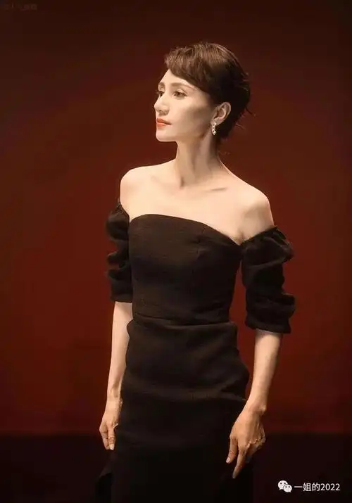 袁泉亮相百花奖一套黑色礼服艳压群芳网友赞不露才是最高级