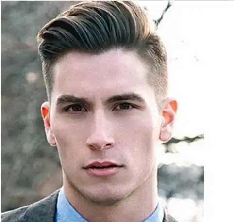 二八分侧背头发型图片 二八分侧背头怎么梳