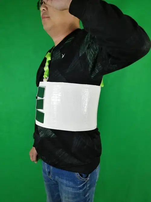 肋骨固定带男女胸椎开胸术后绑带弹力护腰心胸骨骨折外翻矫正护具 乳