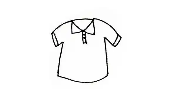 儿童简笔画衣服,衣服简笔画合集简单(10款卡通衣服的画法)
