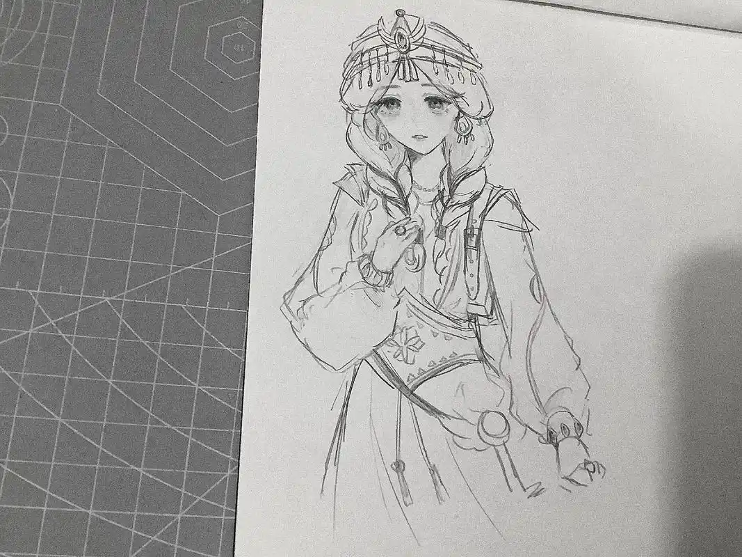 第五人格 #手绘 #摸鱼  - 抖音