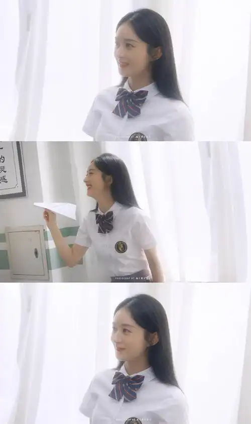 33岁的赵丽颖可以将自己的状态维持的这么好,穿上校服百褶裙,青春靓丽