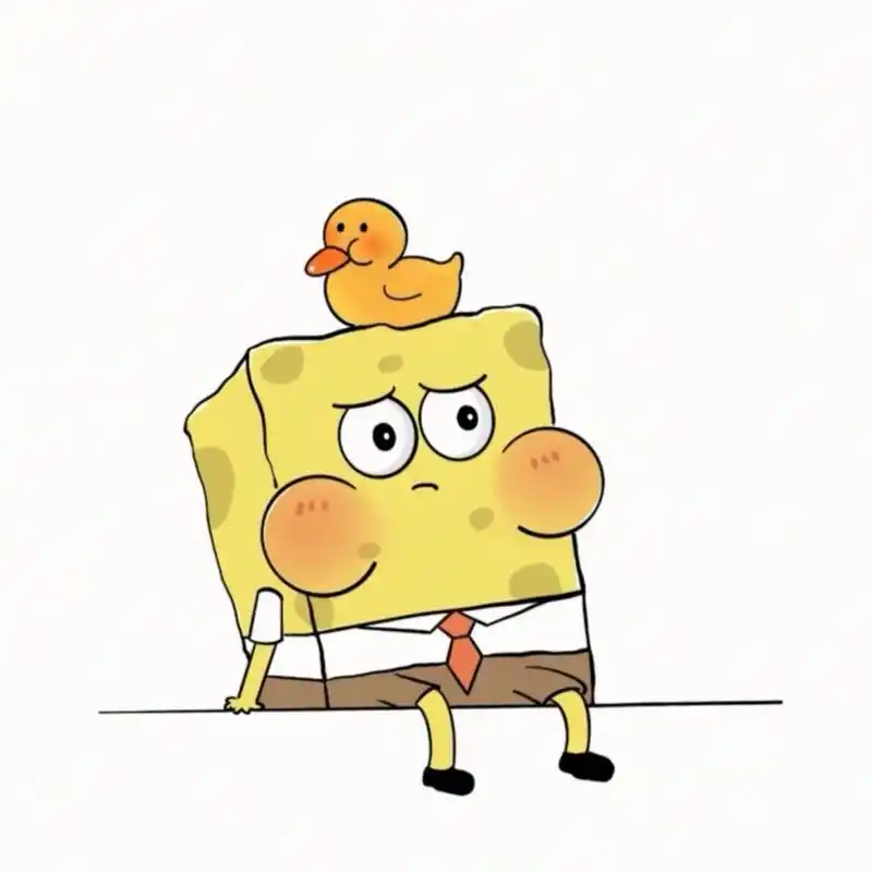 【二次元头像分享】 海绵宝宝与派大星. 想你,爱你,陪伴你.