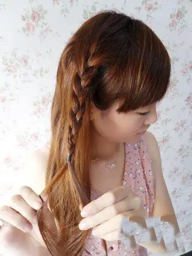 中长发编发_中长发编发发型大全_中长发编发教程图解_中长发编发图片