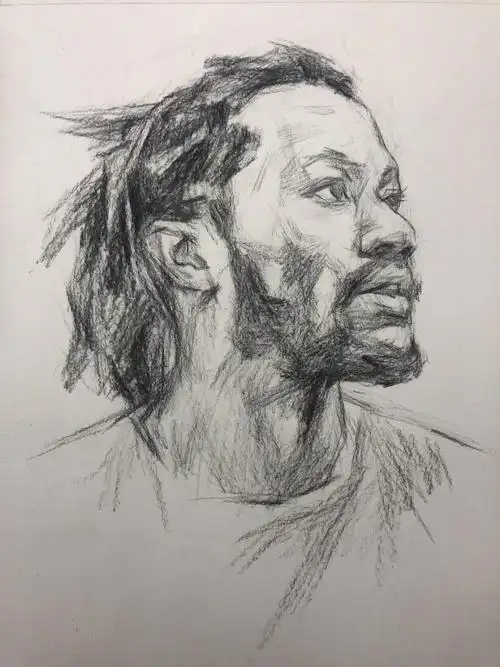 德里克99罗斯 derrick rose素描头像图片视频 画法步骤图