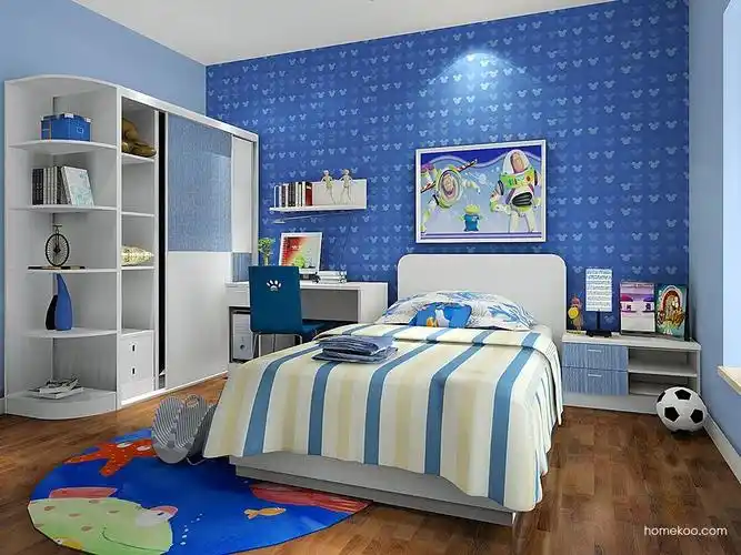 儿童房装修效果图_男孩的趣青少年房效果图b7465_尚品宅配