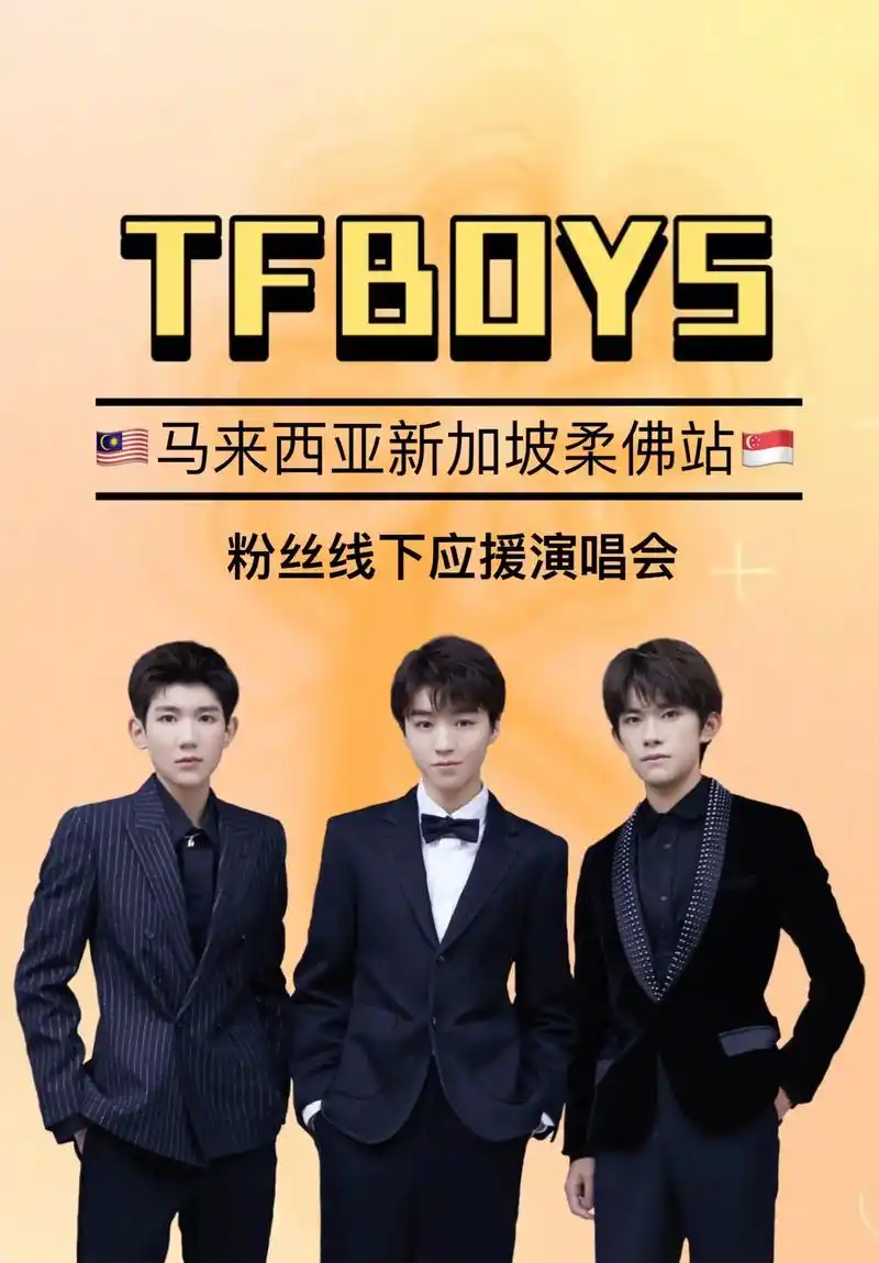 马来西亚新加坡tfboys柔佛站粉丝应援.粉丝线下应援!十周 - 抖音