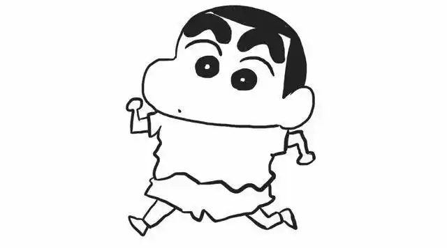 [小林简笔画]教你如何画动画《蜡笔小新》中的小新简笔画幼儿亲子儿童