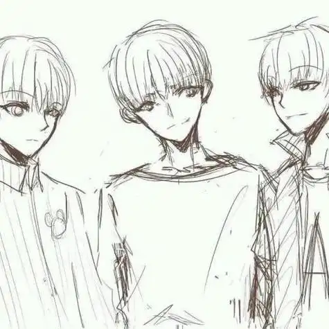 卡通tfboys三小只王俊凯tfboys简笔画画步骤q版tfboys萌图简笔画步骤