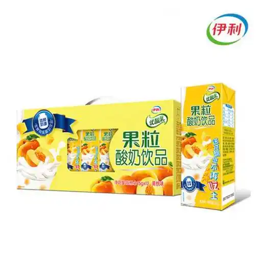yili伊利优酸乳果粒酸奶245g12盒