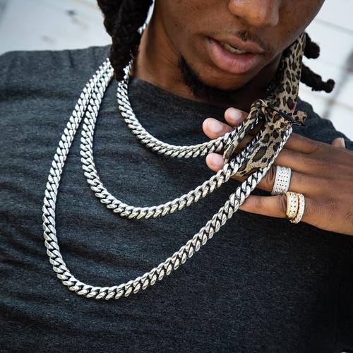 xxxtentacion 短款古巴项链欧美嘻哈潮流男女不掉色锁骨链颈链