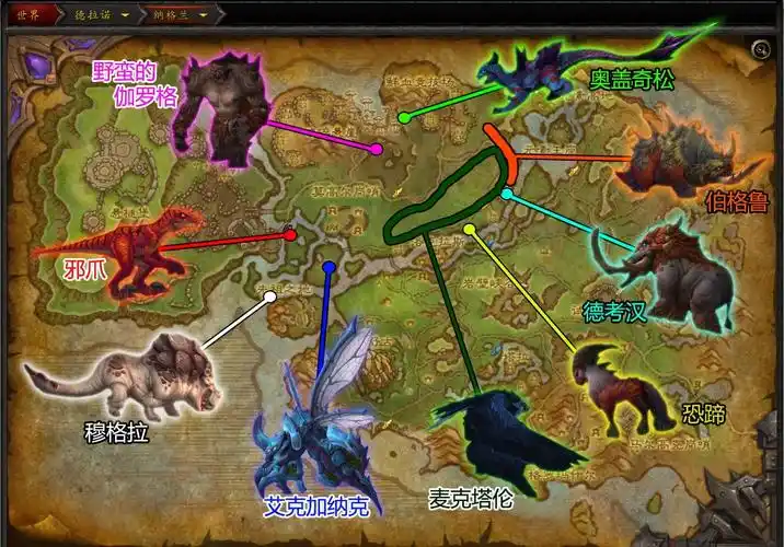 魔兽世界 兽吧问答  伽罗格的颅骨:里尔兹特锚地北边的震地峡谷北部