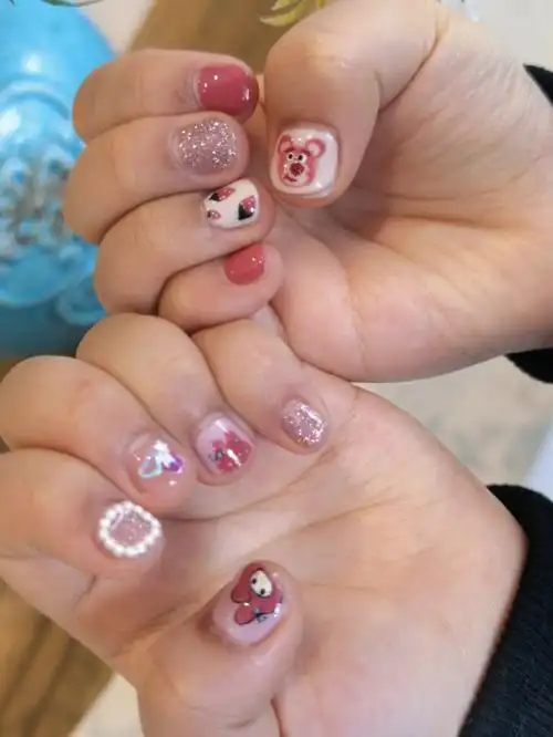 儿童美甲78手绘美乐蒂