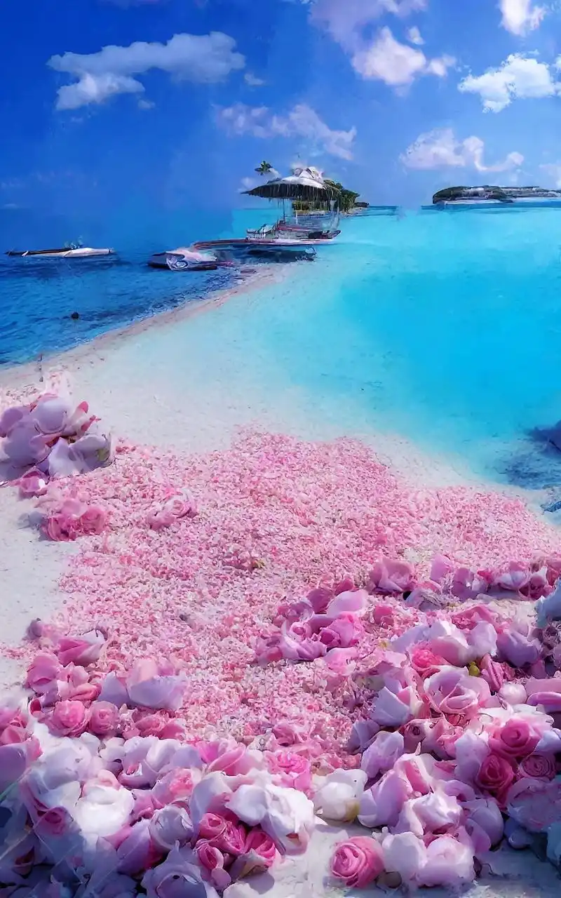 大数据不会骗人的,当你刷到这唯美海滩说明你正鸿运当头,请留下 - 抖