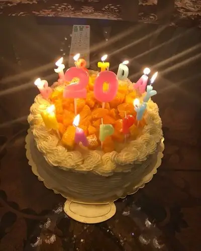 爱猫咪的妈妈做的水果奶油【生日蛋糕】