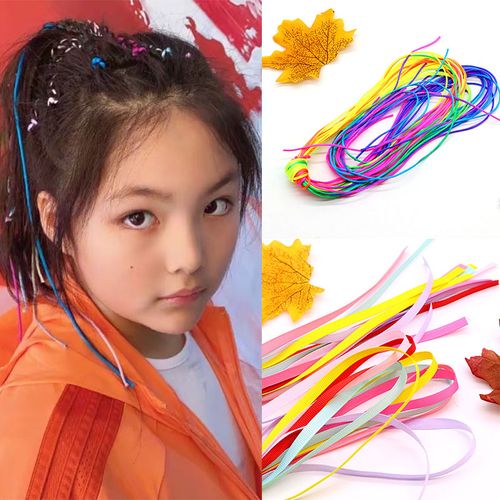 脏脏辫编发绳儿童编发神器森女系女童彩色辫子七彩彩绳宝宝编发绳