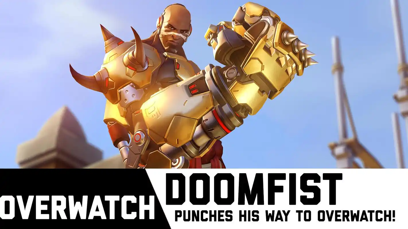 《守望先锋》新英雄末日铁拳高清桌面壁纸