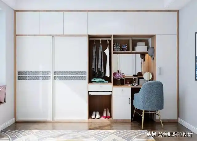 衣柜梳妆台一体化