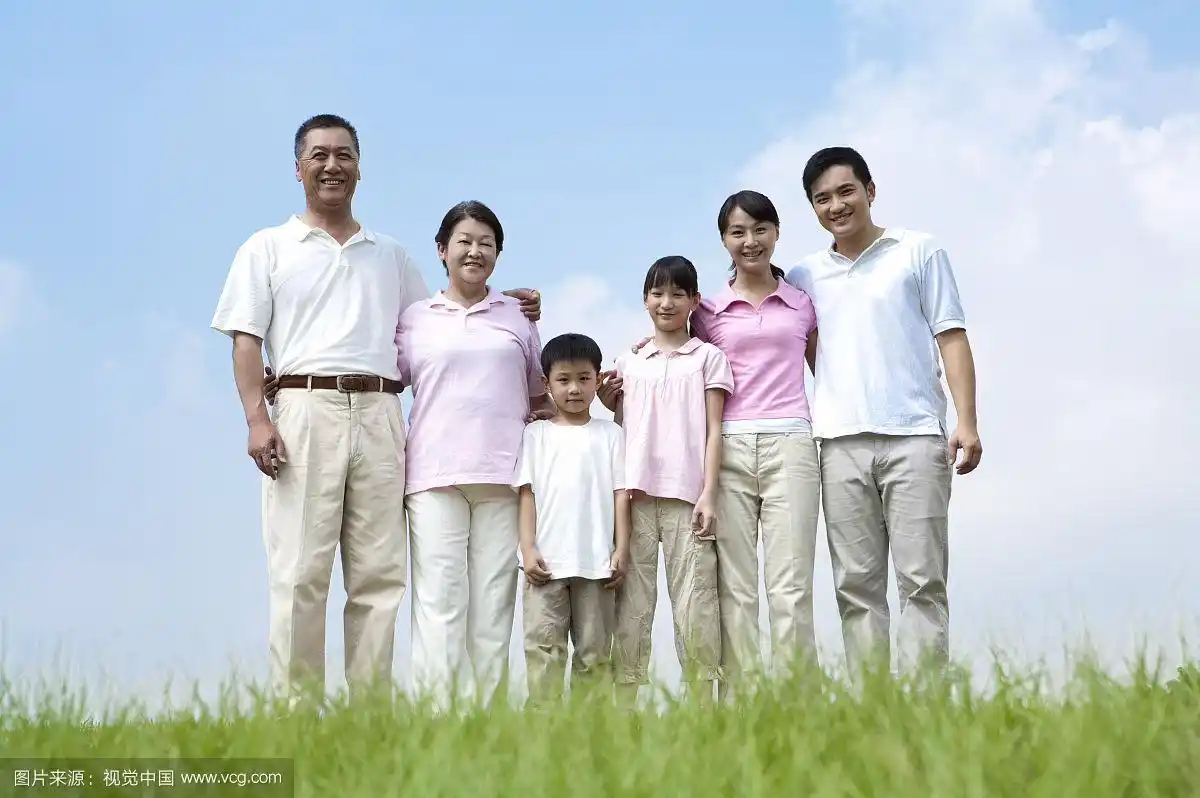 三代同堂,家庭,全家福