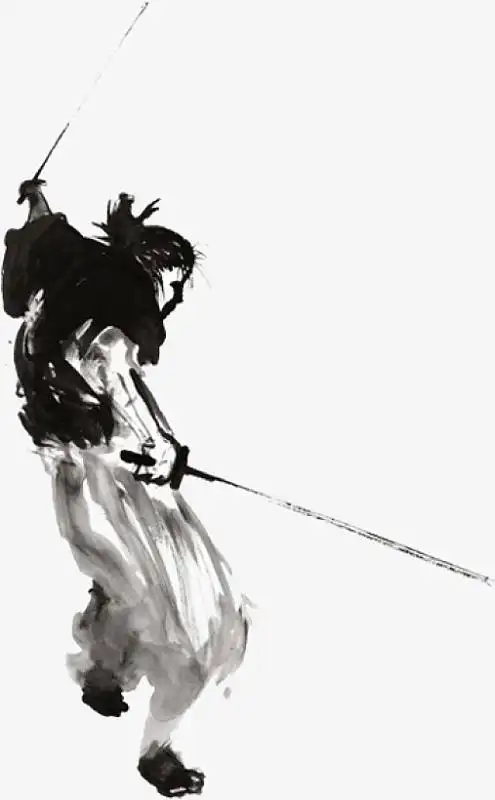 草帽侠客,绘画,中国风psdpng水彩侠客pngjpg水墨船侠客诗人文人中国风