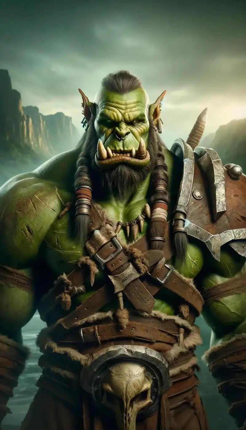 兽人ai作图.#魔兽世界怀旧服 #兽人永不为奴 - 抖音