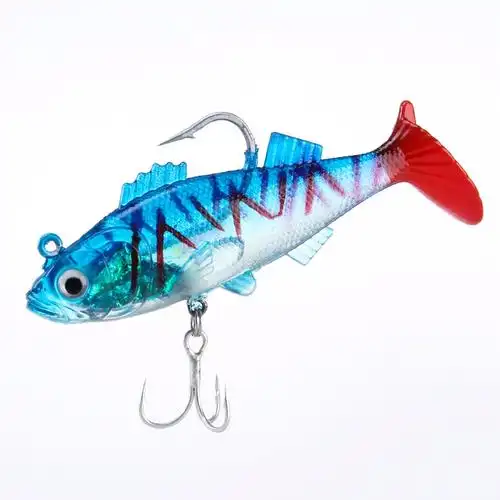 侍魂路亚软饵包铅鱼10g37g淡水海钓鲈鱼翘嘴专杀仿生软鱼假饵