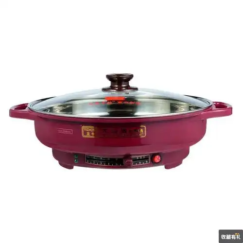 宜中电煎锅多功能平底无涂层304不锈钢家用烙饼烤加大电饼铛单面