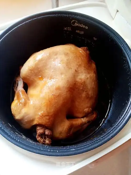 电饭锅焖鸡