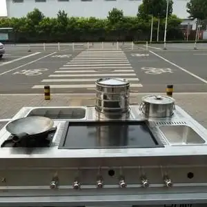 电动三轮餐车流动美食烧饼摆摊手推早餐移动小吃小推车煎饼果子l