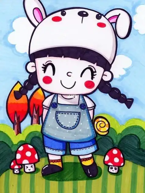 小女孩怎么画简单又漂亮小女孩怎么画简单又漂亮又可爱全身