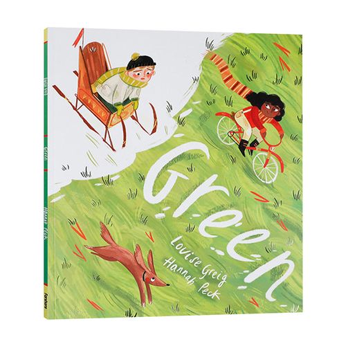 英文原版 green 绿色 低幼儿童英语启蒙认知绘本 亲子互动共读早教书
