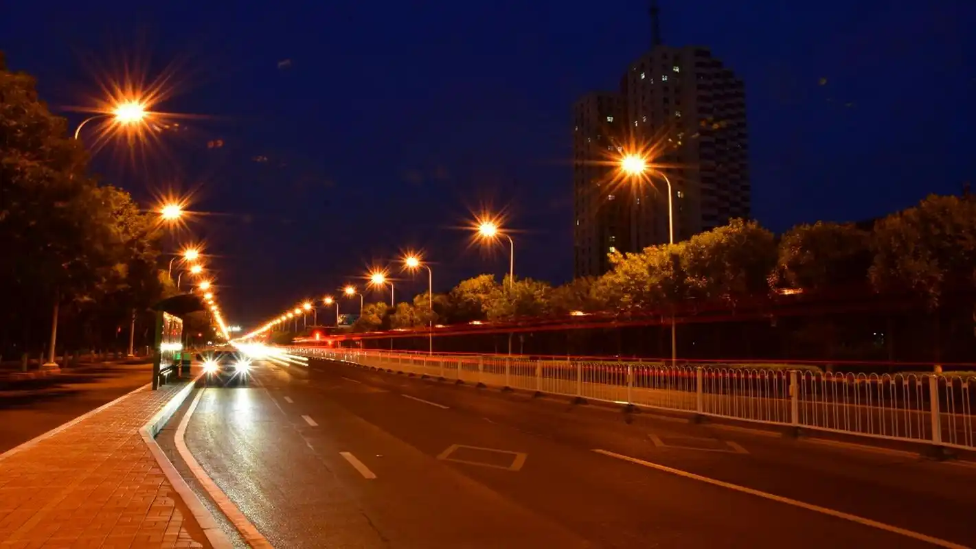 世纪大道傍晚(夜景)