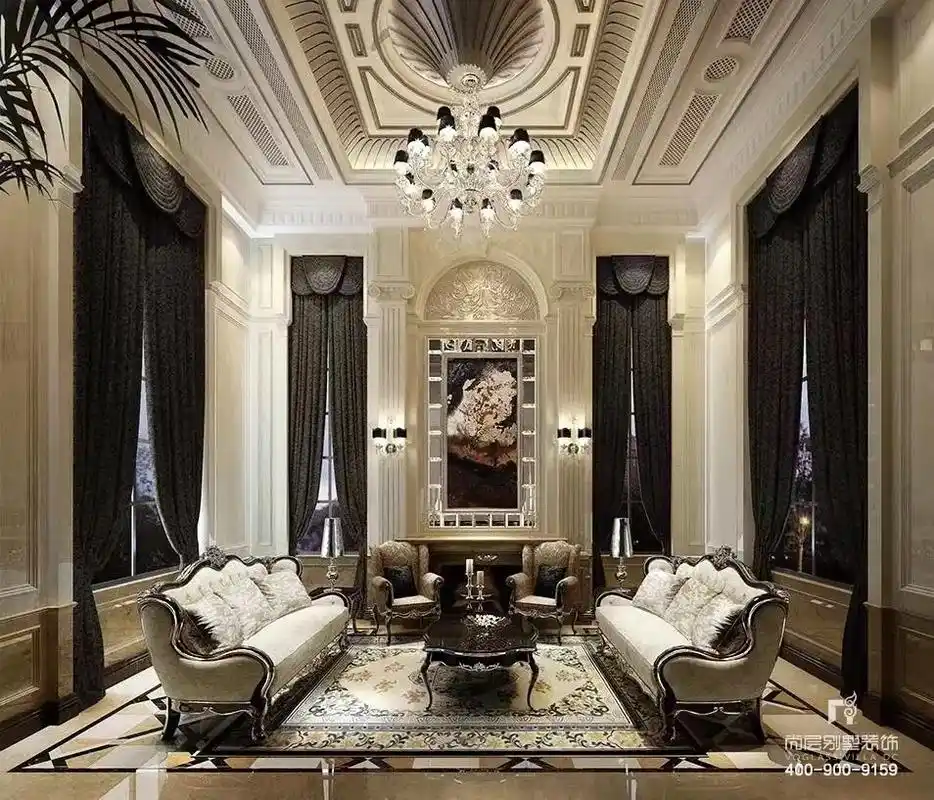 奢华法式风格作品.#别墅豪宅 #高端定制 #室内设计 #装修 - 抖音