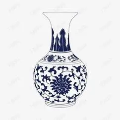 青花瓷简笔画 青花瓷简笔画图片
